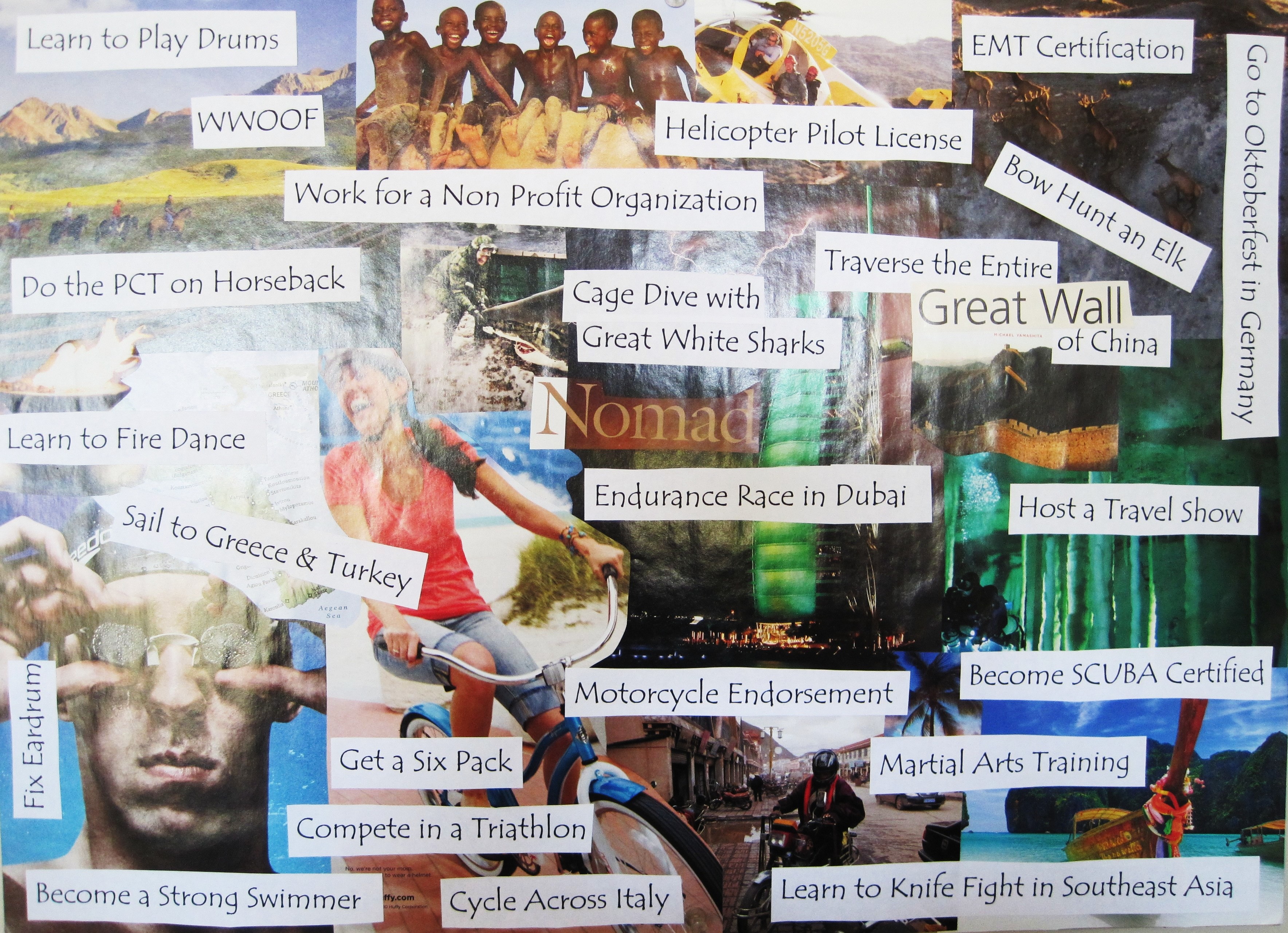 Vision Board Examples, Make Your Own Vision Board